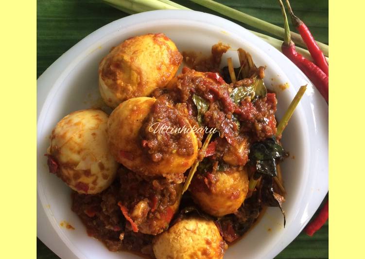 36. Telur Bumbu Rempah ala Bali