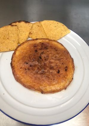 Una foto de Huevos encebollados