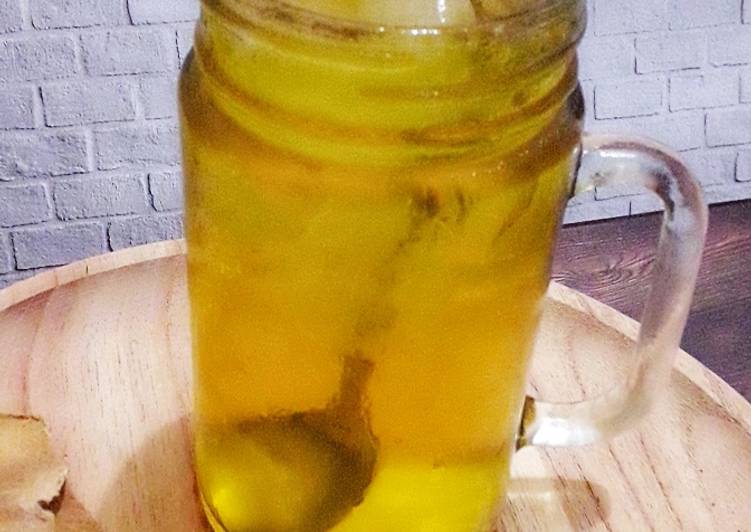 Resep Es Syrup Temulawak ala Cap Garuda Gresik 🍷 Anti Gagal