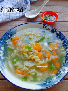 Foto resep Sup bakso makaroni