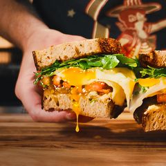 A picture of Rustic & Smoky Breakfast Sandwich.