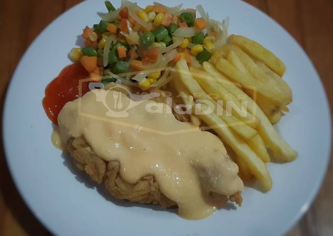 Chicken cheese steak