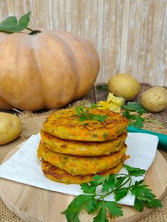 Foto di Burger di zucca e patate