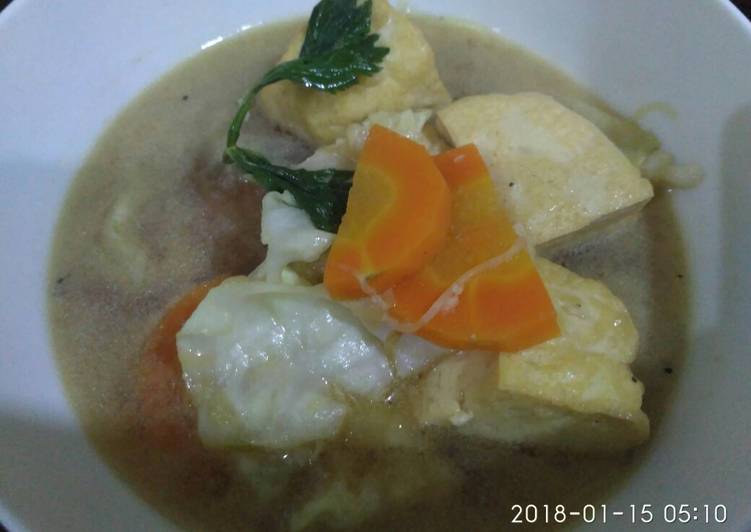 Semur Tahu Sayuran (#PR_AnekaSemur)