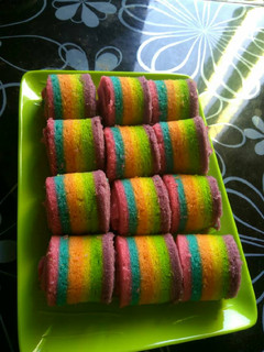 Foto resep Bolu gulung pelangi