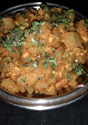A picture of Bottel gourd sabji.