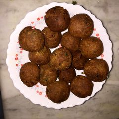 A picture of Dry Mutton Kofta || Mutton balls ||Meatballs.