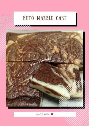Foto resep Keto marble cake