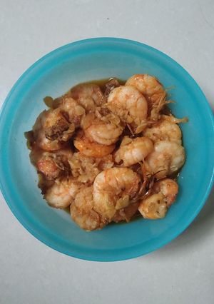 Foto resep Udang Tumis Bawang Putih