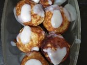 A picture of appam with coconut milk
