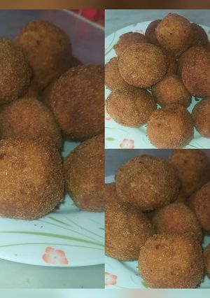 صورة لوصفة كرات البطاطا المقرمشة اللذيذة❤️