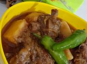 A picture of aloo mutton