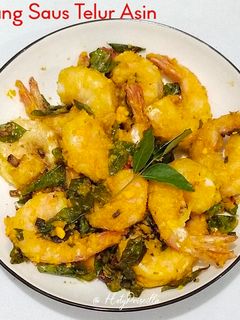 Foto resep Udang saus telur asin