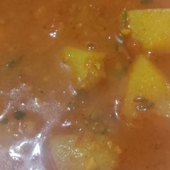 A picture of Gravy potato.