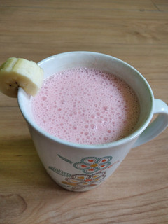 Foto resep Smoothies banana strawberry