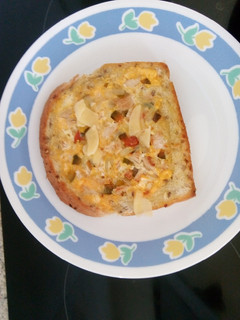 Una foto de Omelette en pan de molde