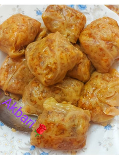 عکسی از دستور دلمه کلم برگ
