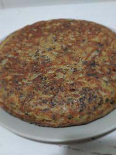 Una foto de Tortilla de morcilla