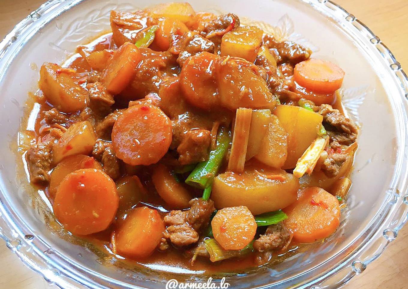 Spicy Gochujang Stew with Meat