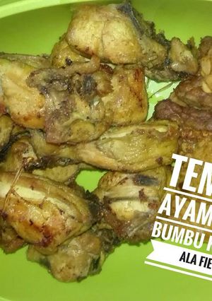 Foto resep Tempe + ayam ukep bumbu kuning