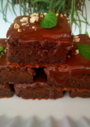 Foto di Brownies cioccolato e mandorle