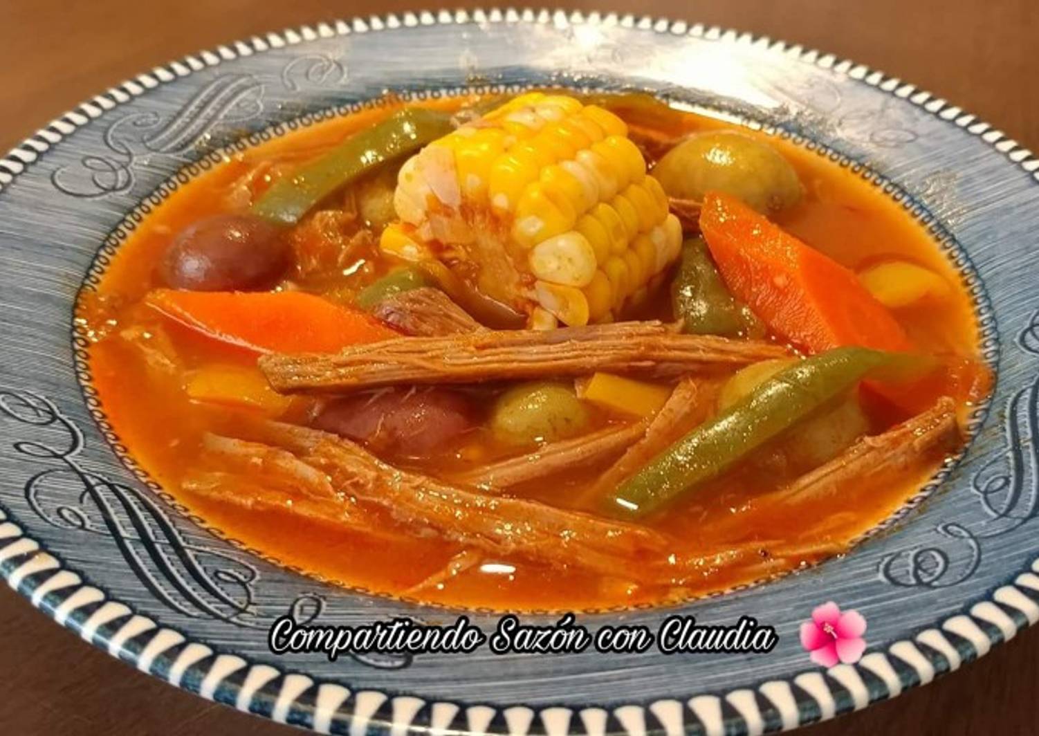 Carne Deshebrada Con Verduras🌺 Receta De Compartiendo Sazón Con Claudia ...