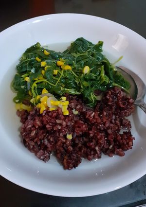 Foto resep Sayur Bayam sehat (No MSG) a.k.a jangan bening