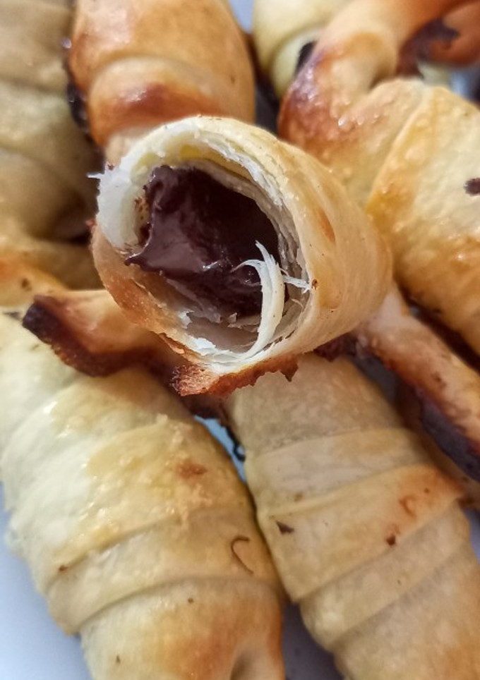 Una foto de Croissant de chocolate en 15 min