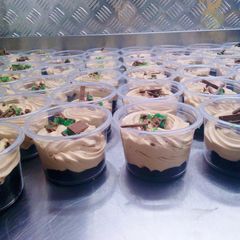 A picture of Peppermint tart.