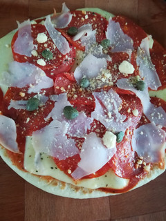 Una foto de Pizza individual