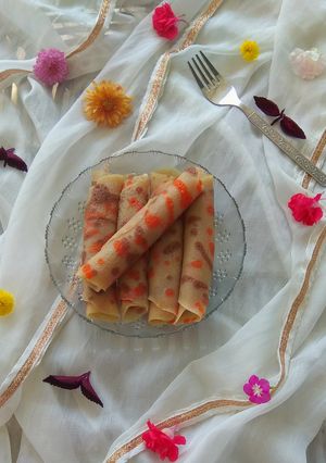 A picture of Rongila Bengali Pancake Rolls.
