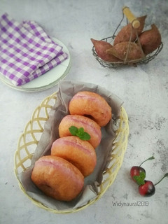 Foto resep Donat ubi ungu