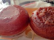 Una foto de budin de pan al microondas