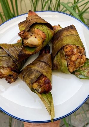 A picture of Pandanus Chicken.