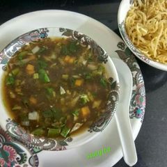 A picture of Manchow soup.