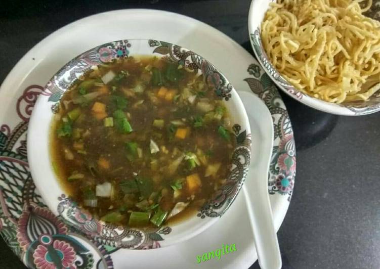 Recipe of Favorite Manchow soup