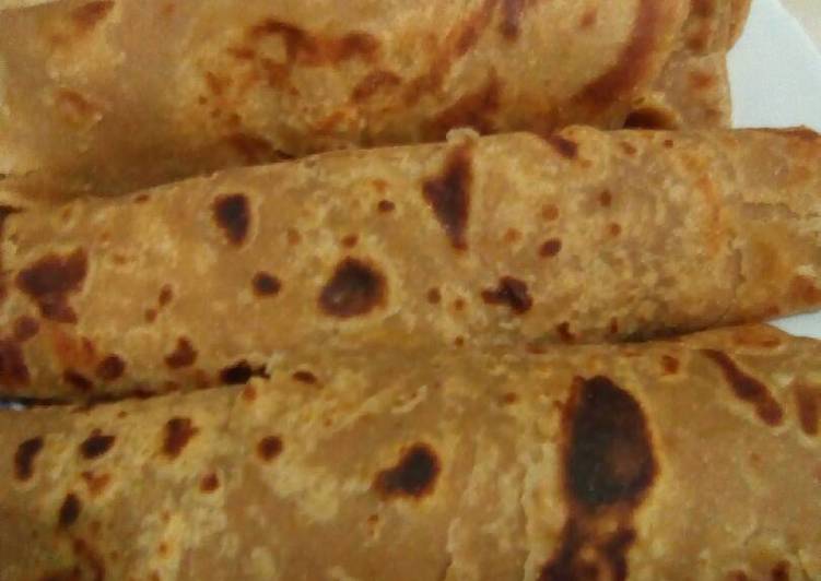 Recipe of Any-night-of-the-week Soft brown chapatis