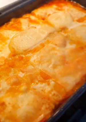 O poză a rețetei Lasagna cu cartofi.