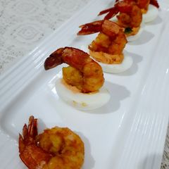 Prawn Egg Deviled A picture of Prawn Egg Deviled.