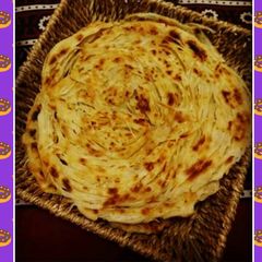 A picture of Lachcha Paratha.