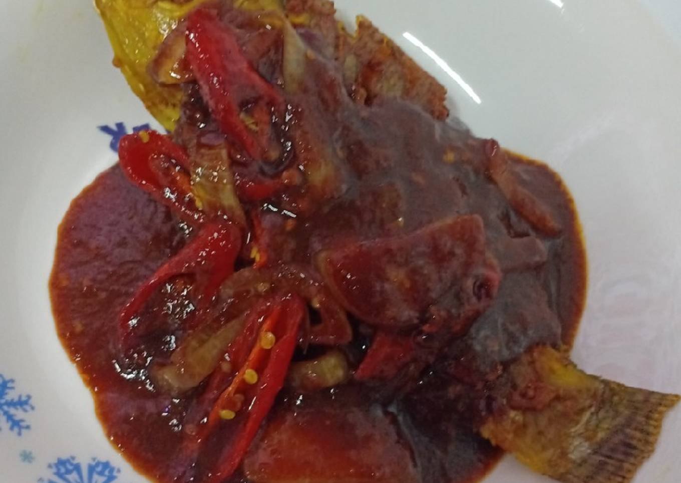 Ikan talapia sambal