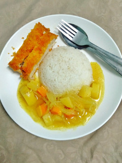 Foto resep Chicken katsu with curry