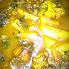 Fish curry A picture of Fish curry.