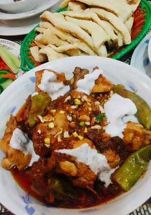 A picture of Shahi Mutton Karahi.