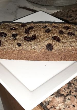 Una foto de Budín con lino. (Sin harina)
