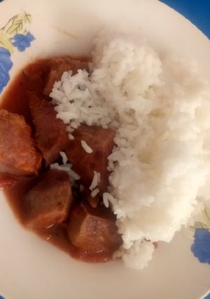 A picture of Nduma stew.