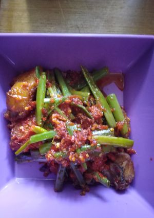 Foto resep Ayam goreng balado sayua tombak