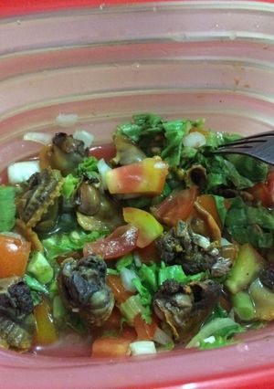 Foto resep Salad segar dengan kerang