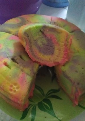 Foto resep Bulu putih telur pelangi lembut