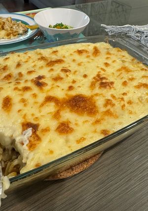 صورة لوصفة مكرونا بشاميل